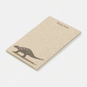 Dinosaure crétacé Ankylosaurus Post-it Notes (Incliné)