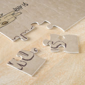 Dinosaure crétacé Ornithomimus Puzzle (Côté)