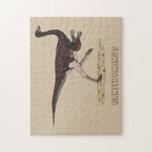 Dinosaure crétacé Ornithomimus Puzzle (Vertical)