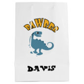 Dinosaure de bébé - Sac cadeau - Moyen (Dos)