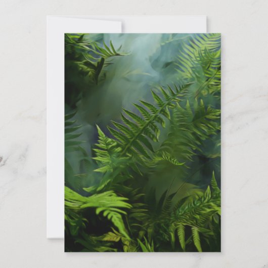 Dinosaure de rugissement Invitations d'anniversair (Dos)