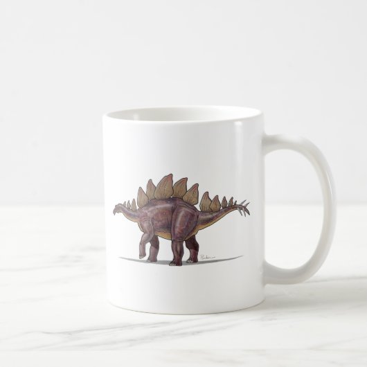 Dinosaure de Stegosaurus de tasse (Droite)