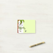 Dinosaure de T-rex pourchassant les gens post-it n (Sur un bureau)