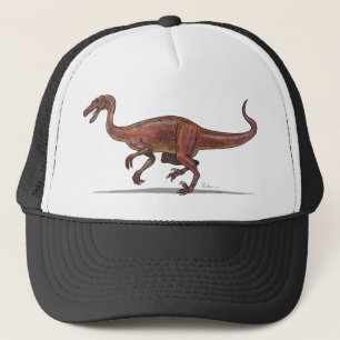 Dinosaure de Troodon de casquette de baseball