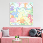 Dinosaure Dessin Dessin Toile Enveloppé (Insitu(Salon))