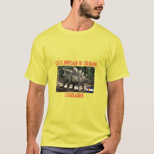 Dinosaure D'Etat Du Colorado T-Shirt (Devant)