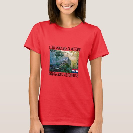 Dinosaure D'État Du Missouri T-Shirt (Devant)
