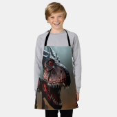 Dinosaure d'horreur pour enfants, tablier d'impres (Porté)