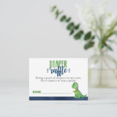 Dinosaure Dinosaure Raffle Billet Invitation Inser (Debout devant)