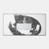 Dinosaure endormi (Clavier et souris)