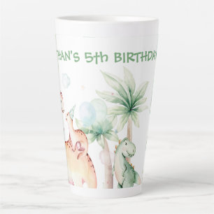 Dinosaure Latte Mug personnalisé