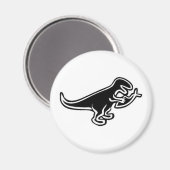 Dinosaure Manger Jésus Magnet de poisson (Recto/Verso)