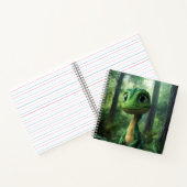 dinosaure mignon Carnet spiral (Intérieur)