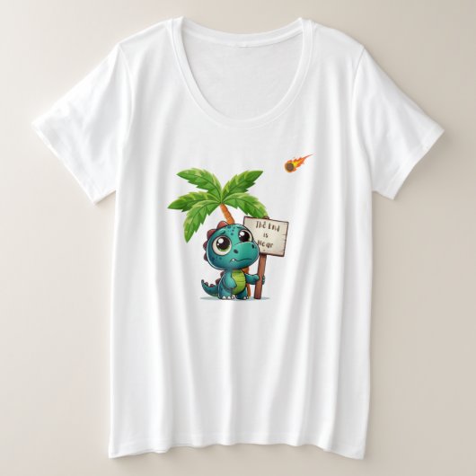 dinosaure mignon et drôle (Design devant)