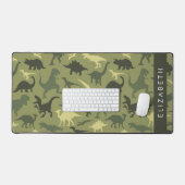 Dinosaure Motif, Dinosaur Silhouette, Votre Nom (Clavier et souris)