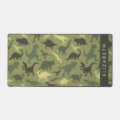 Dinosaure Motif, Dinosaur Silhouette, Votre Nom (Recto)