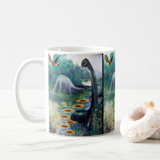 dinosaure mug (Avec donut)