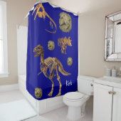 Dinosaure rideau de douche (En situation)