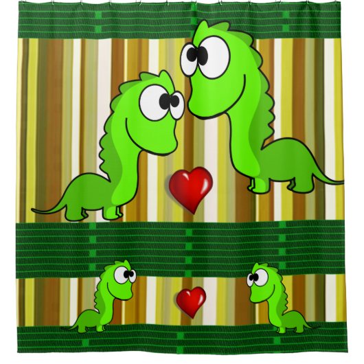 Dinosaure rideau de douche (Devant)