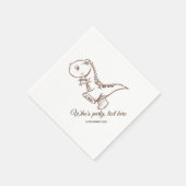 dinosaure, serviettes en papier de cocktail (Coin)