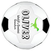 Dinosaure T-rex vert nom personnalisé cadeau sport (Tourné)