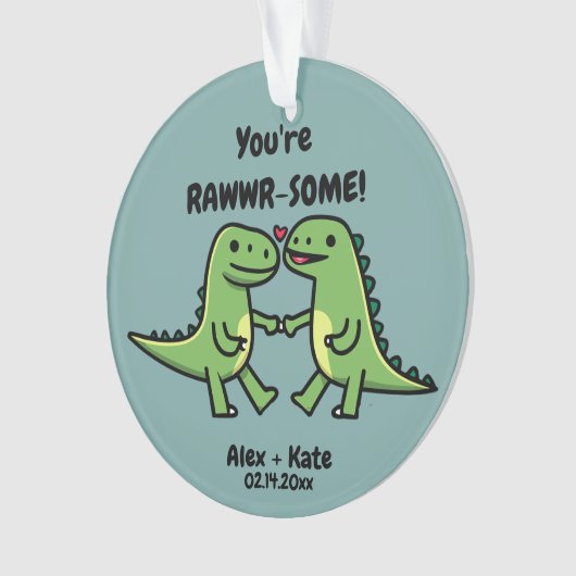 Dinosaure Valentines (devant)