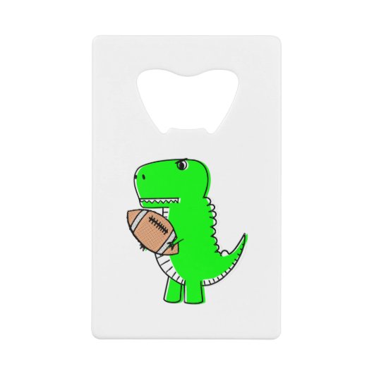 Dinosaure Vert Aime Le Football (Devant)
