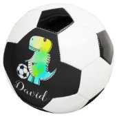 Dinosaure Vert Aquarelle Avec Nom Personnalisé (3/4)