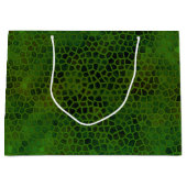 Dinosaure Vert Cacher Sac Cadeau (Devant)