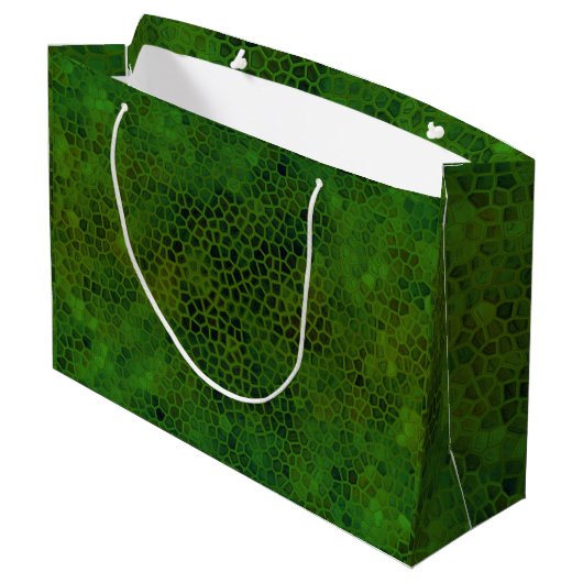 Dinosaure Vert Cacher Sac Cadeau (Dos Angle)