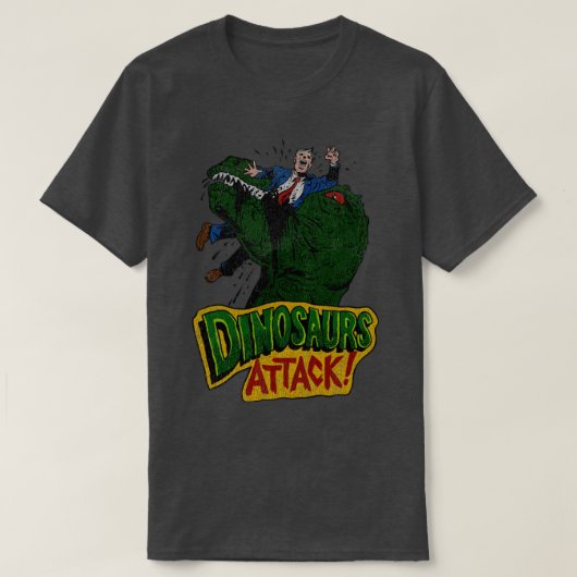 Dinosaurenaanval T-shirt (Design voorkant)