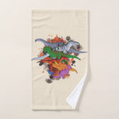 Dinosaures (Serviette à main)