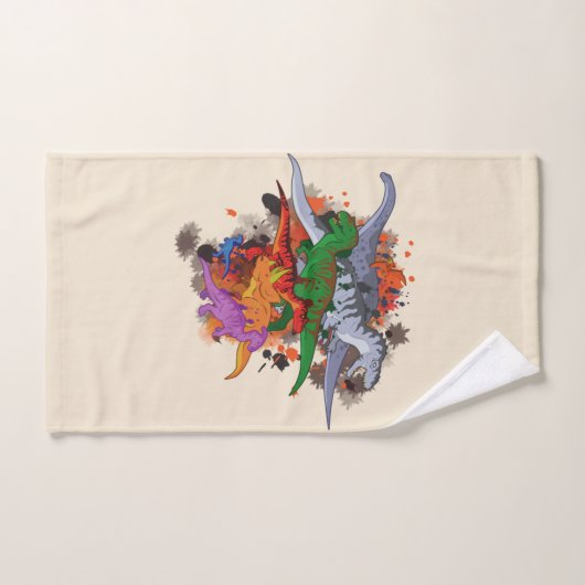 Dinosaures (Serviette à main)