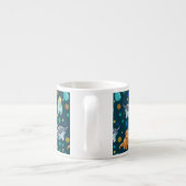 Dinosaures ardent Taille de l'enfant Mug (Dos)