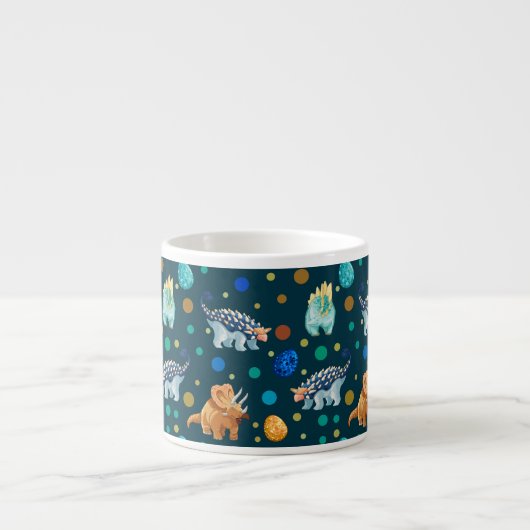 Dinosaures ardent Taille de l'enfant Mug (Devant)