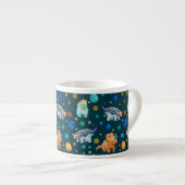 Dinosaures ardent Taille de l'enfant Mug (Devant droit)