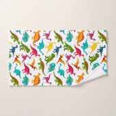 Dinosaures colorés (Serviette à main)
