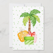 Dinosaures colorés invitation fête d'anniversaire (Dos)