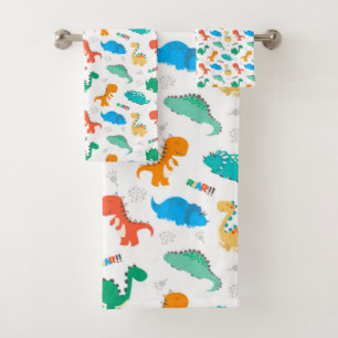 Dinosaures colorés mignons Motif illustré