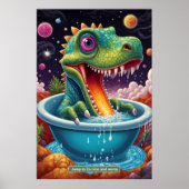 Dinosaures dans l'espace : Posters de collection d (Devant)