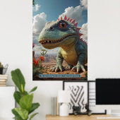 Dinosaures dans l'espace : Posters de collection d (Bureau à domicile)