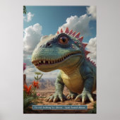 Dinosaures dans l'espace : Posters de collection d (Devant)