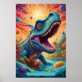 Dinosaures dans l'espace : Posters de collection d (Devant)