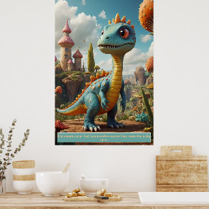 Dinosaures dans l'espace : Posters de collection d