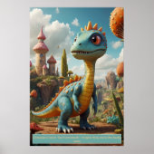 Dinosaures dans l'espace : Posters de collection d (Devant)