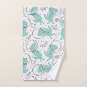 Dinosaures de l'espace, Dinosaures mignons, Navire (Serviette à main)