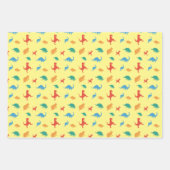 Dinosaures Feuilles papier pour enveloppement d'av (Devant 2)