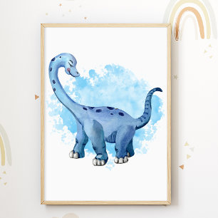 Dinosaures Impression Poster Chambre Enfants Dinos