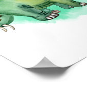 Dinosaures Imprimer Dino Kids Room Poster (Coin)