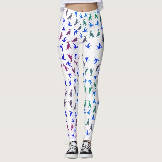 Dinosaures Leggings Personnalisés (Devant)